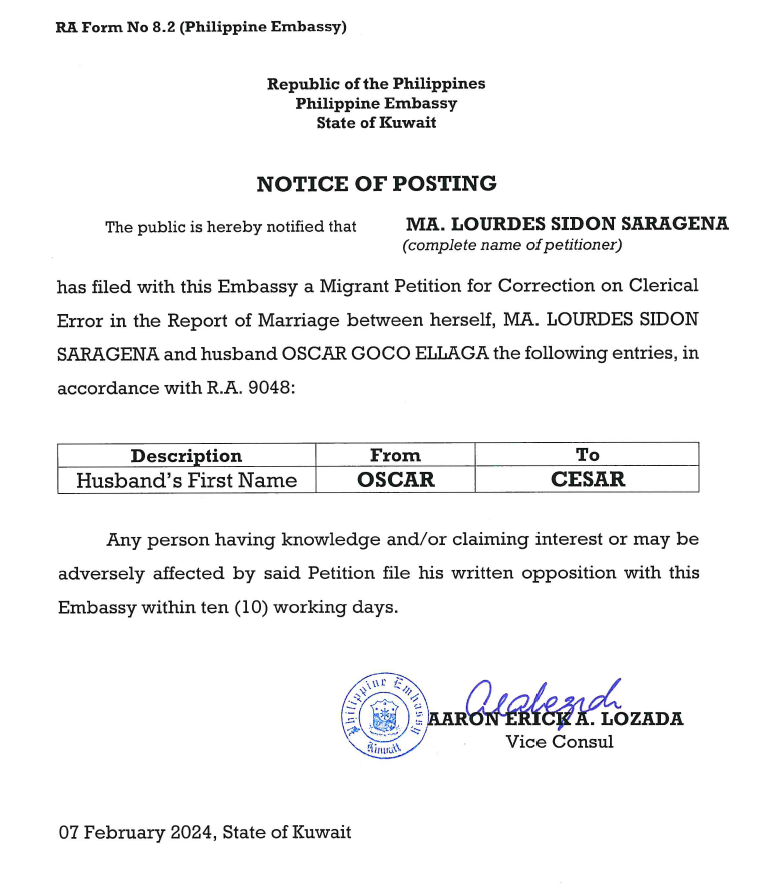 NTP POC 07 2024 ROM OF OSCAR GOCO ELLAGA MA LOURDES SIDON SARAGENA
