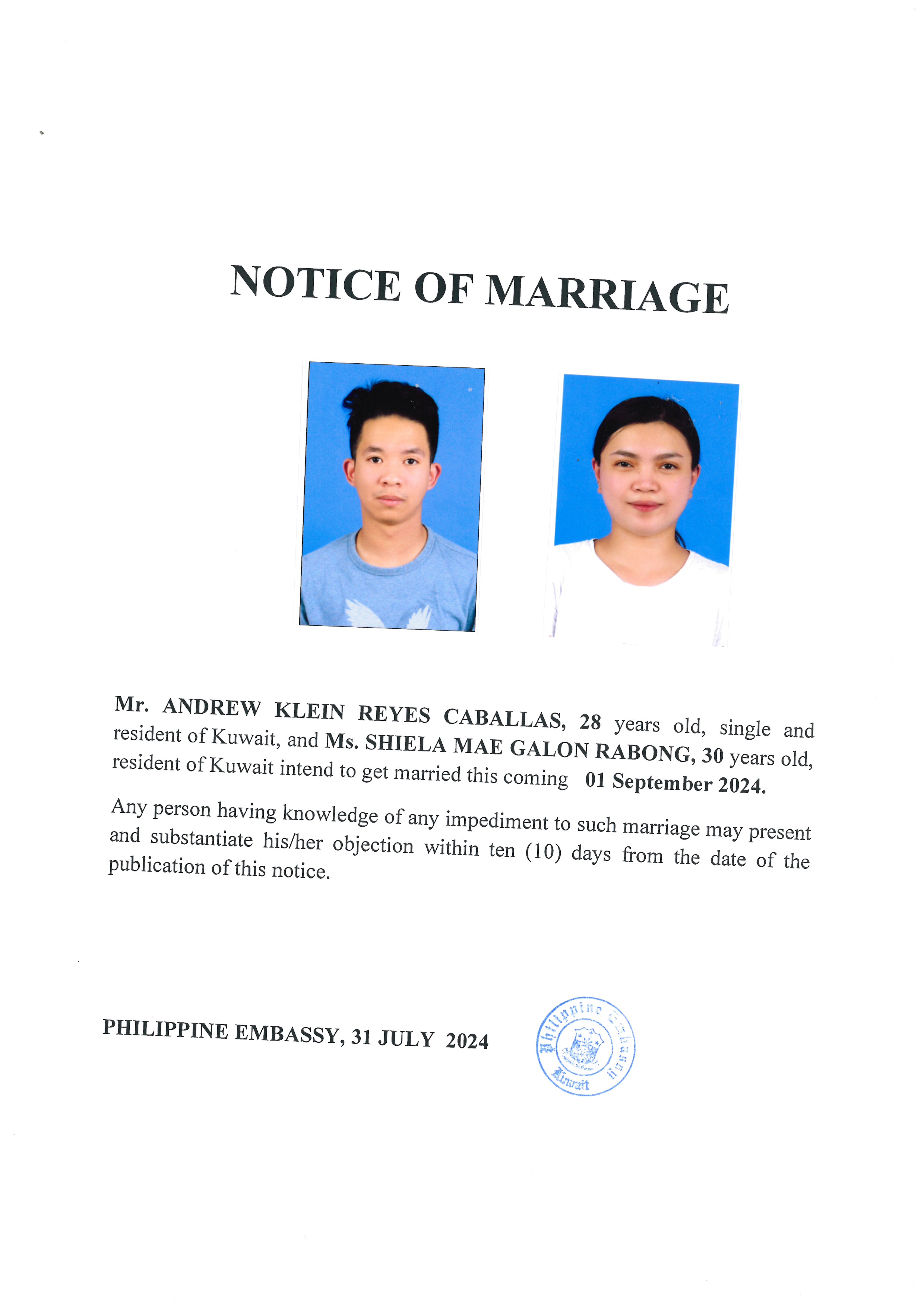 NOTICE ROM CABALLAS RABONG 01SEP24