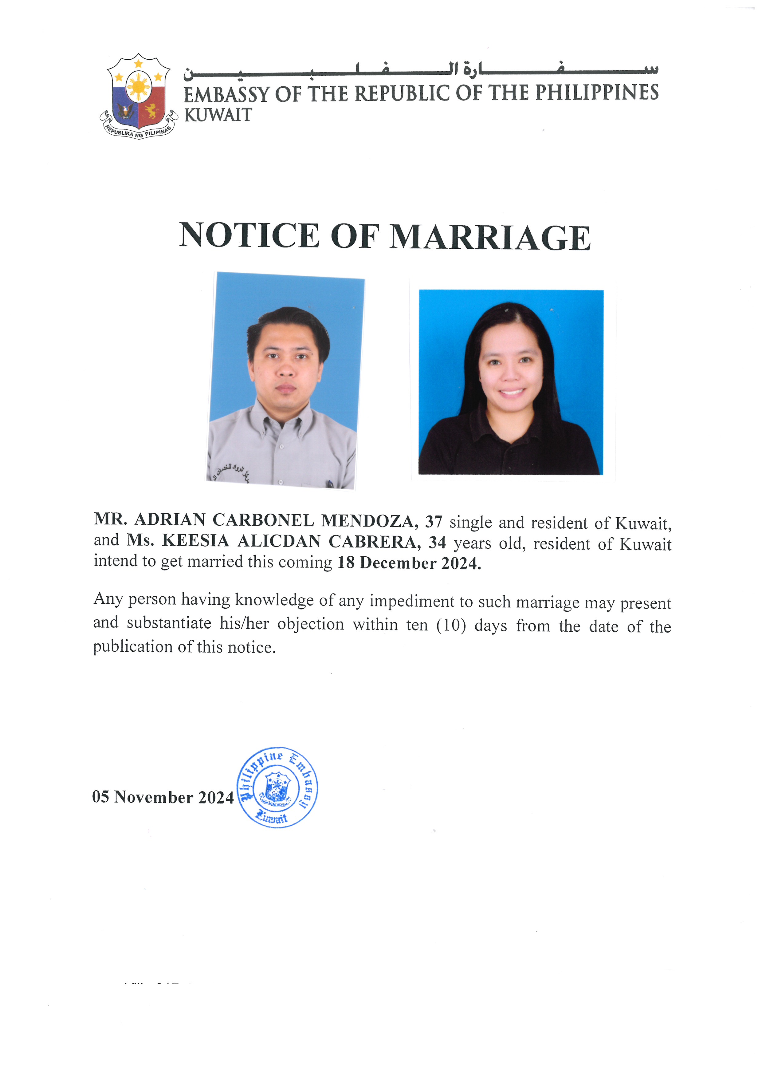 NOTICE ROM MENDOZA CABRERA 18DEC24