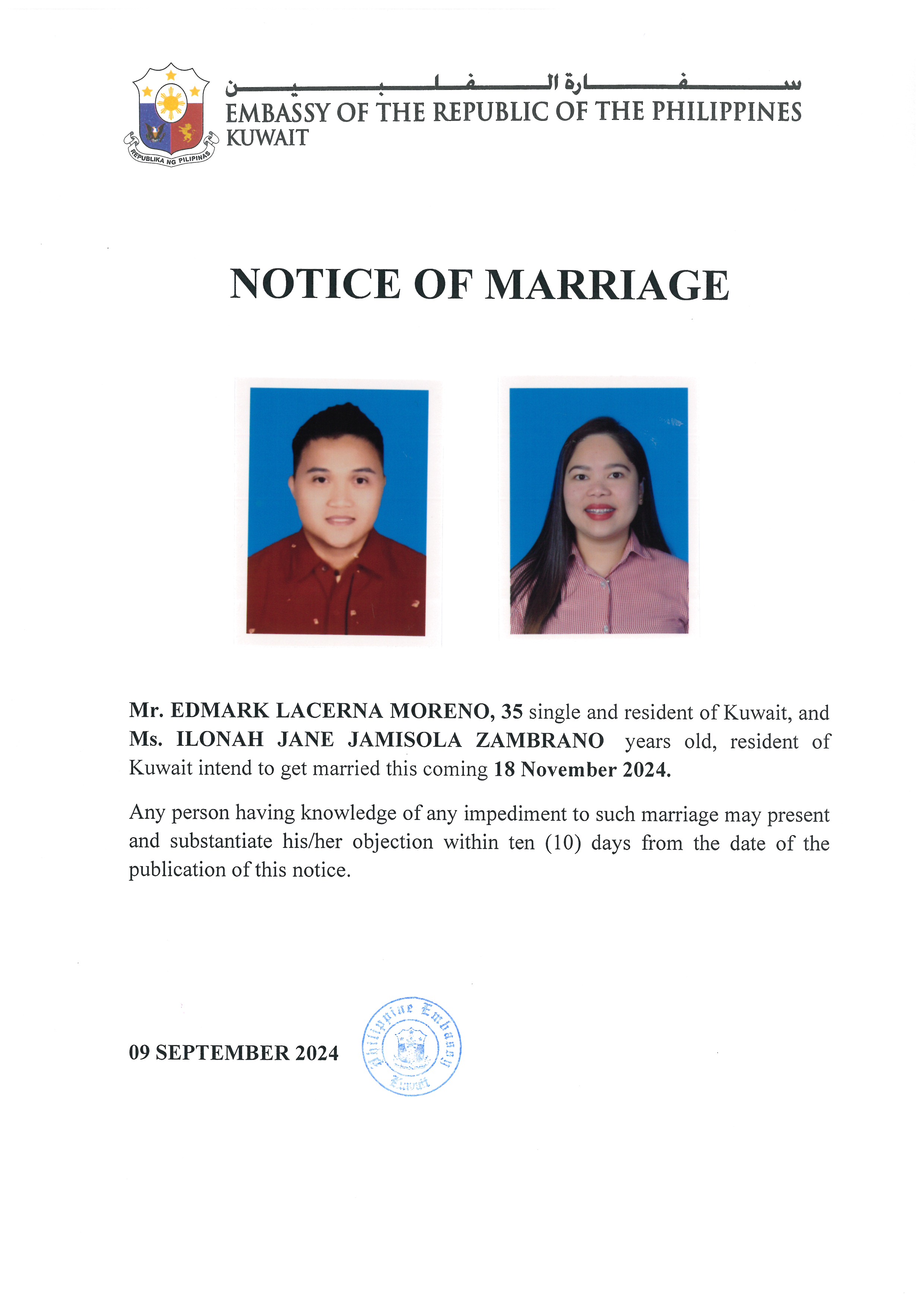 NOTICE ROM MORENO ZAMBRANO 18NOV24