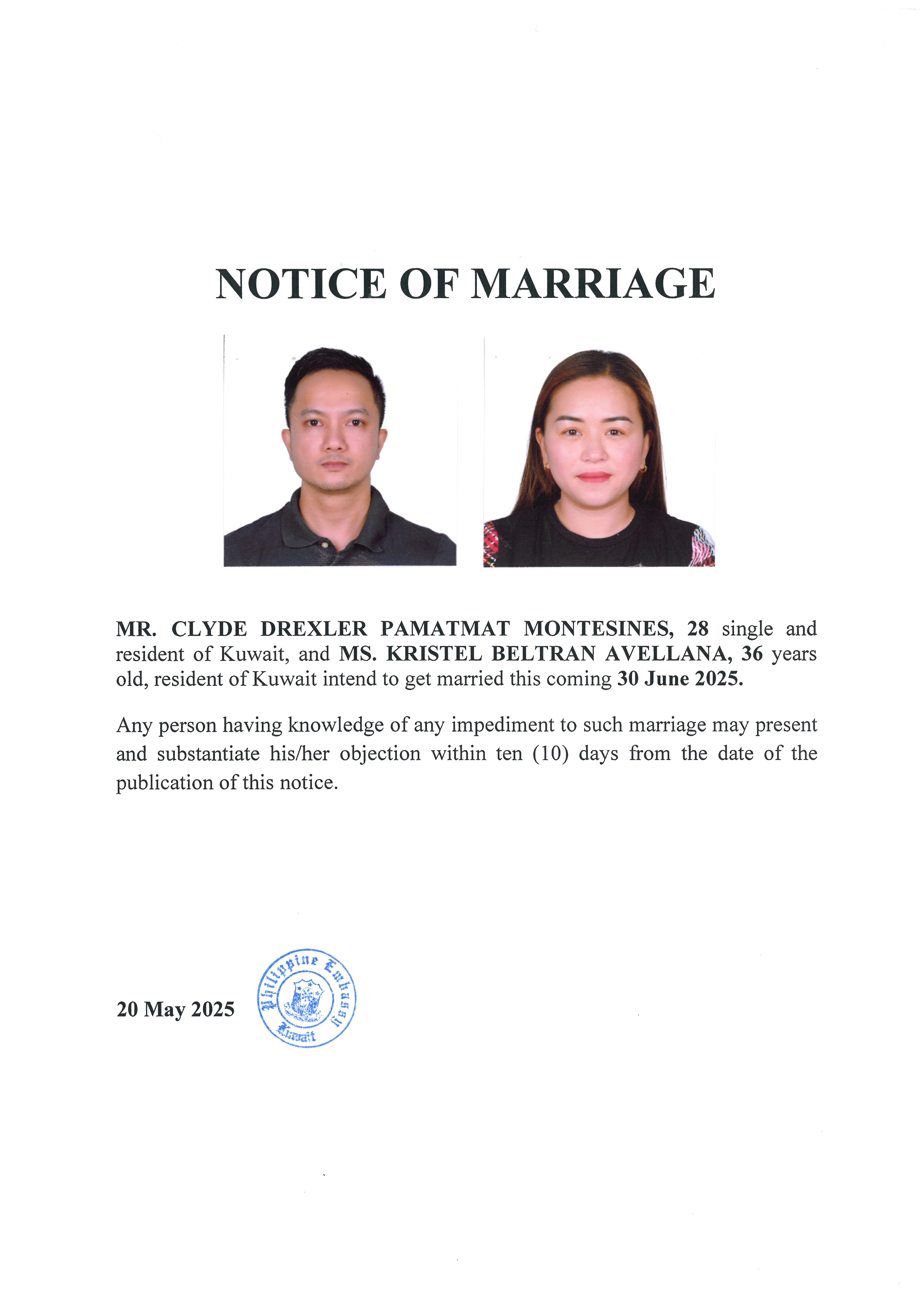 NOTICE ROM MONTESINES AVELLANA 30JUN25