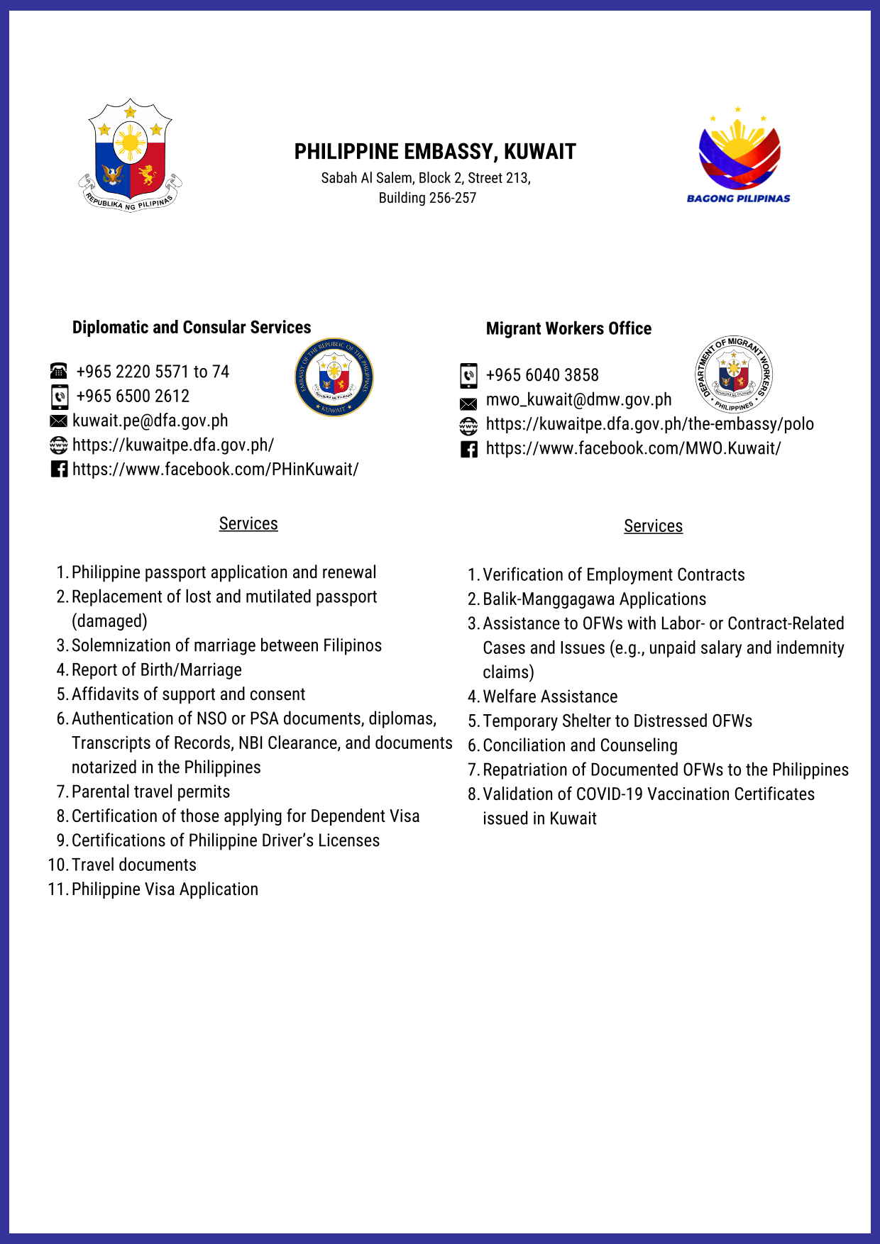 Philippine Embassy Kuwait 1